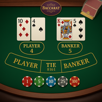 TurboWins - Baccarat Table Game - Elegant Simplicity