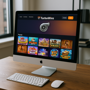 TurboWins - Desktop Platform Design - Intuïtief Casino Interface
